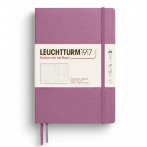 CAIET A5 PUNCTAT COPERTA RIGIDA DUSTY ROSE LEUCHTTURM – poza 1