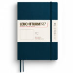CAIET A5 VELIN COPERTA FLEXIBILA ALBASTRU MARIN LEUCHTTURM – poza 1