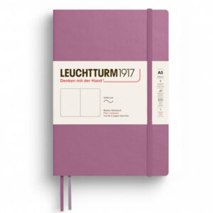 CAIET A5 VELIN COPERTA FLEXIBILA DUSTY ROSE LEUCHTTURM – poza 1
