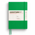 CAIET A5 VELIN COPERTA FLEXIBILA VERDE PRIMAVARATIC LEUCHTTURM – poza 1