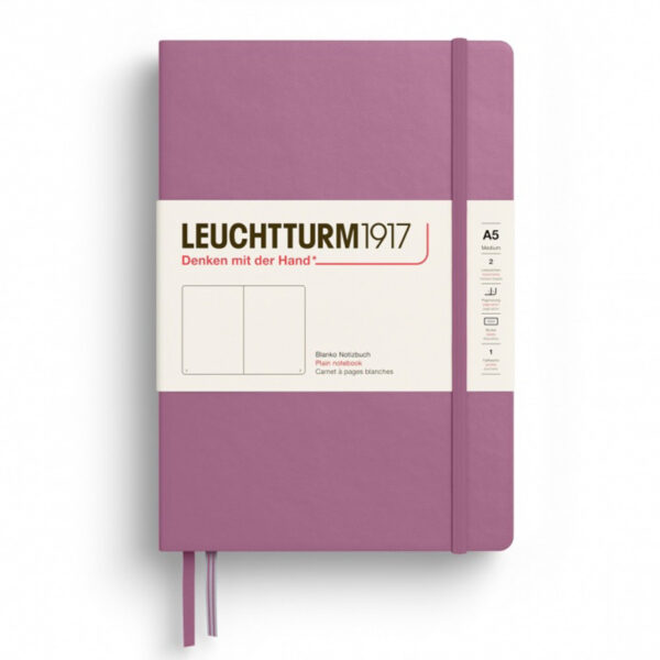CAIET A5 VELIN COPERTA RIGIDA DUSTY ROSE LEUCHTTURM – poza 1