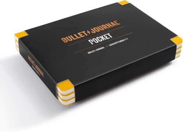 CAIET BULLET JOURNAL POCKET COPERTA FLEXIBILA GALBEN 3/SET LEUCHTTURM – poza 1