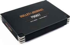 CAIET BULLET JOURNAL POCKET COPERTA FLEXIBILA NEGRU 3/SET LEUCHTTURM – poza 1
