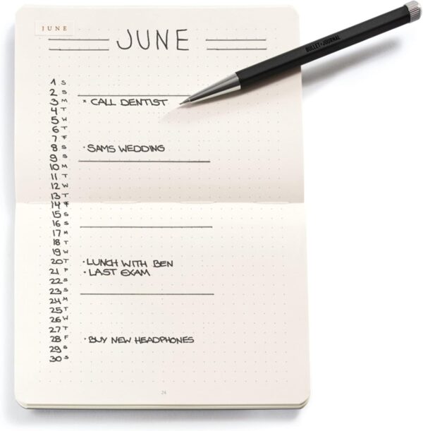 CAIET BULLET JOURNAL POCKET COPERTA FLEXIBILA NEGRU 3/SET LEUCHTTURM – poza 2