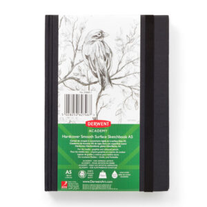 CAIET PENTRU SCHITE SI DESEN A5 128 FILE 135G COPERTA DURA ACADEMY DERWENT – poza 1