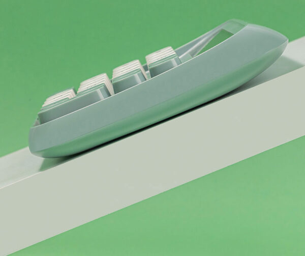CALCULATOR 12 DIG RETRO M36 VERDE DELI – poza 3