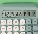 CALCULATOR 12 DIG RETRO M36 VERDE DELI – poza 4