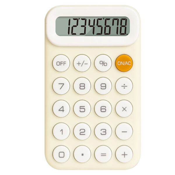CALCULATOR BUZUNAR 8DIG M10 GALBEN DELI – poza 1