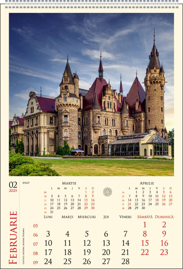 CALENDAR PERETE CASTELE 13 FILE EGO – poza 2