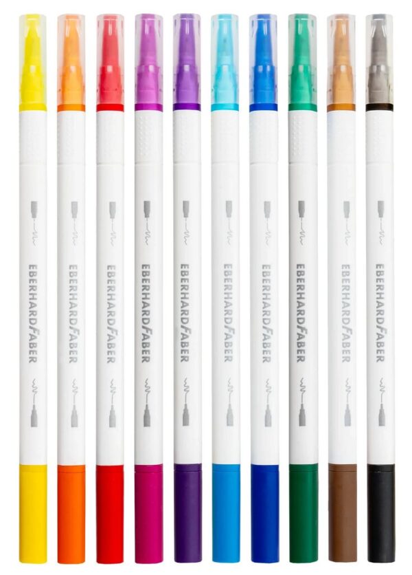 CARIOCI 10 CULORI 2 CAPETE (CARIOCA+LINER) EBERHARD FABER – poza 3