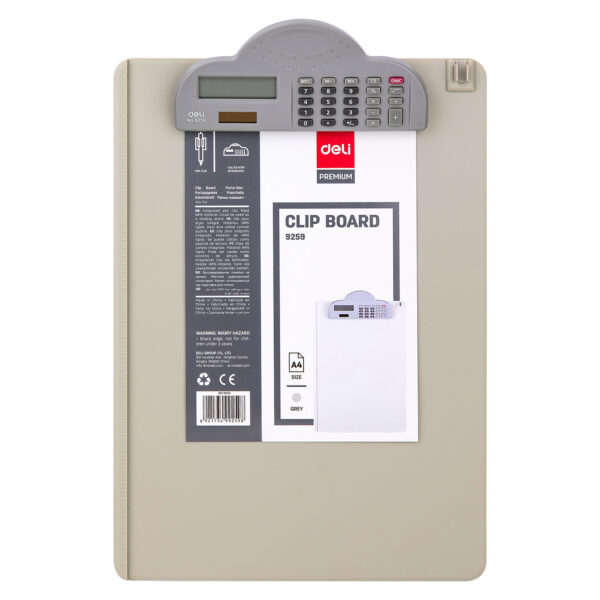 CLIPBOARD A4 PROFESIONAL CU CALCULATOR DELI – poza 5