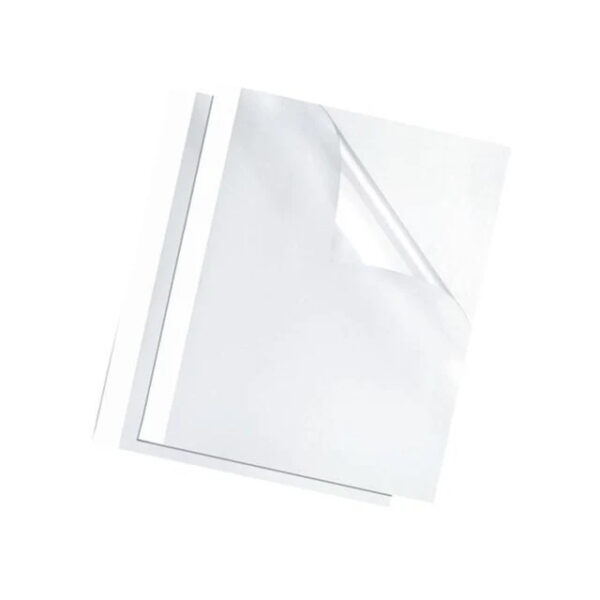 COPERTI TERMICE 8MM 150+200G/MP TRANSPARENTE 100/TCUT FELLOWES – poza 1