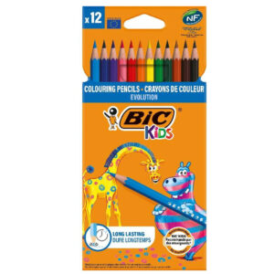 CREIOANE COLORATE 12 CULORI EVOLUTION BIC – poza 1