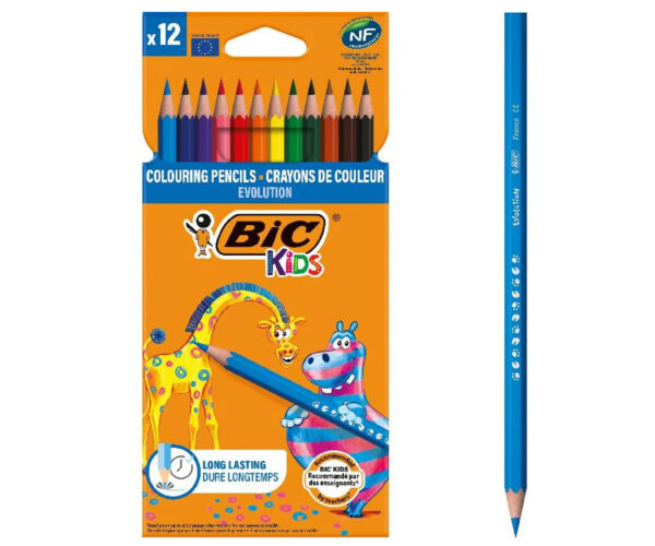 CREIOANE COLORATE 12 CULORI EVOLUTION BIC – poza 2