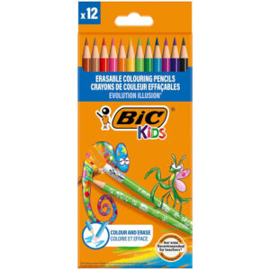 CREIOANE COLORATE 12 CULORI EVOLUTION ILLUSION BIC – poza 1