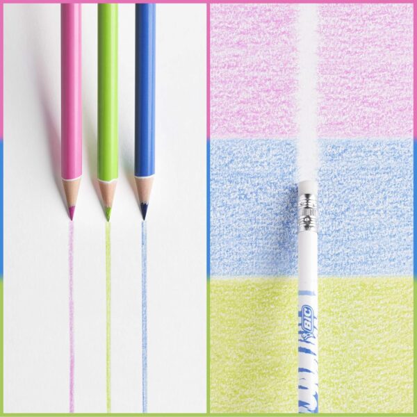 CREIOANE COLORATE 12 CULORI EVOLUTION ILLUSION BIC – poza 4