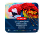 CREIOANE COLORATE 48 CULORI CUTIE METAL PROFESSIONAL CROMAFLOW DERWENT – poza 1