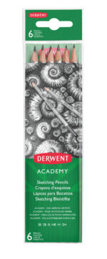CREIOANE COLORATE ACUARELA 12 CULORI TONURILE PIELII DERWENT ACADEMY – poza 1
