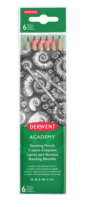 CREIOANE COLORATE ACUARELA 12 CULORI TONURILE PIELII DERWENT ACADEMY – poza 1