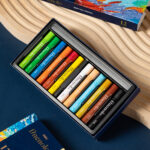 CREIOANE ULEI PASTEL PROFESIONALE 12 CULORI FINENOLO DELI – poza 5
