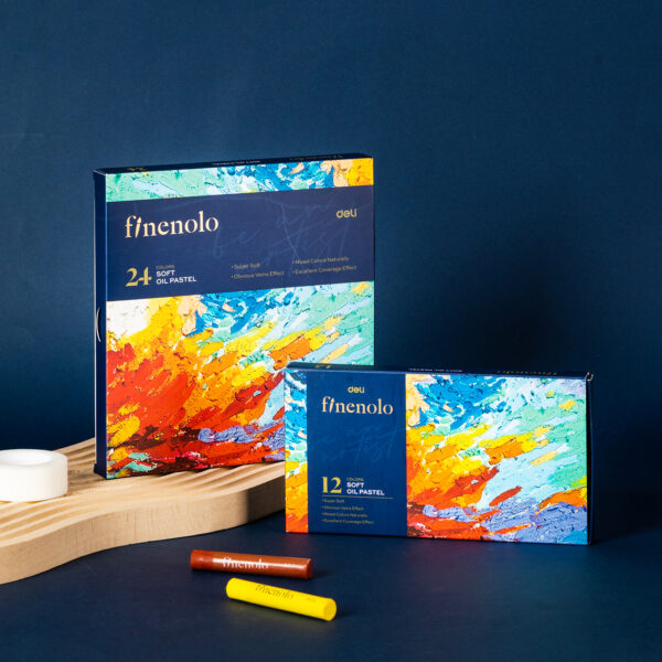 CREIOANE ULEI PASTEL PROFESIONALE 24 CULORI FINENOLO DELI – poza 3