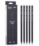CREION GRAFIT HB LEMN NEGRU CUTIE 10 BUC NUSIGN DELI – poza 2