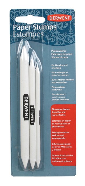 CREION PENTRU AMESTEC SI ESTOMPARE ALB 3/SET DERWENT ACADEMY PROFESSIONAL – poza 1