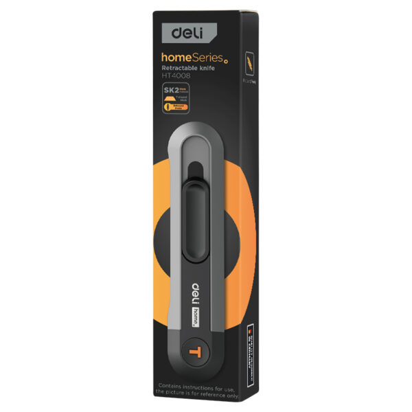 CUTTER CU RETRACTARE AUTOMATA NEGRU HOME SERIES DELI – poza 2