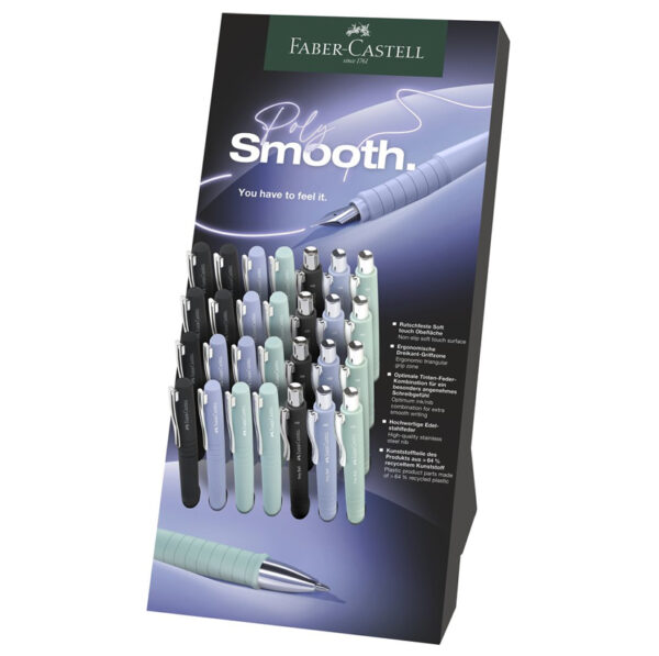 DISPLAY 16 STILOURI + 12 PIXURI POLY FABER-CASTELL – poza 1