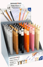 DISPLAY 36 BUC ROLLER 0.7 MM ALBASTRU ERASABLE EBERHARD FABER – poza 1