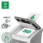 DISTRUGATOR AUTOMAT DOC IQ HOME OFFICE CROSS-CUT P4 LEITZ – poza 3