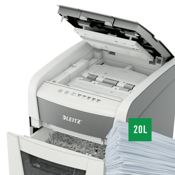 DISTRUGATOR AUTOMAT DOC IQ HOME OFFICE CROSS-CUT P4 LEITZ – poza 4