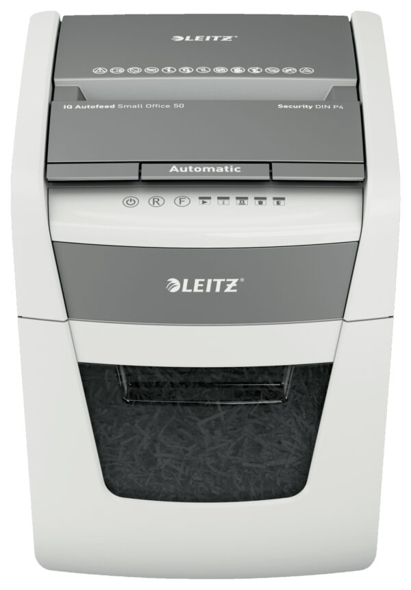 DISTRUGATOR AUTOMAT DOC IQ HOME OFFICE CROSS-CUT P4 LEITZ – poza 2