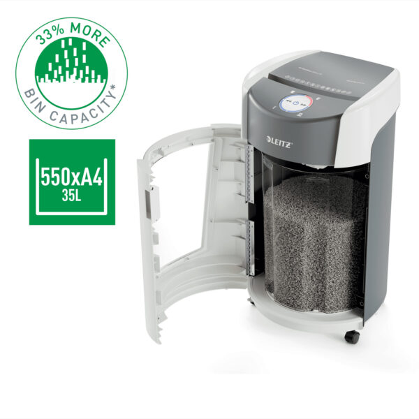 DISTRUGATOR DOC IQ OPTIMAX OFFICE MICRO-CUT 10 COLI P5 LEITZ – poza 4