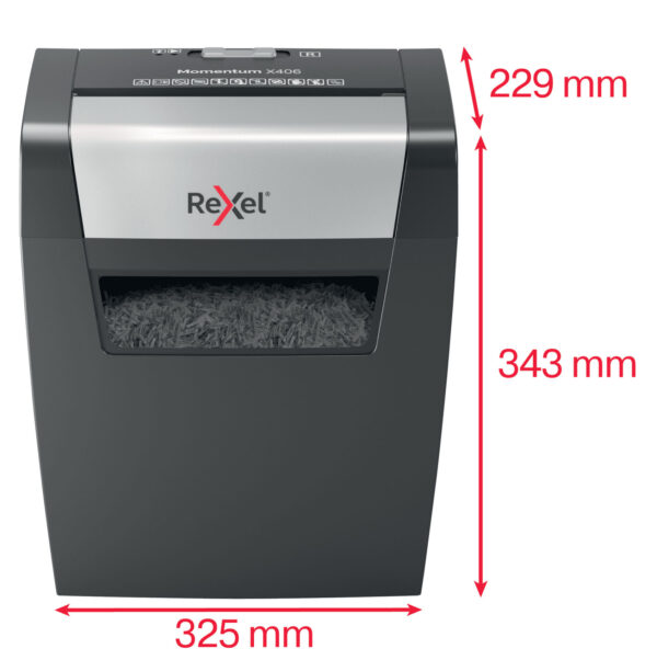 DISTRUGATOR DOC MANUAL MOMENTUM X406 P4 CROSS-CUT REXEL – poza 4