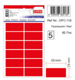 ETICHETE 23*50MM COLTURI ROTUNDE ROSII 60/SET TANEX – poza 2