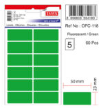 ETICHETE 23*50MM COLTURI ROTUNDE VERZI 60/SET TANEX – poza 2