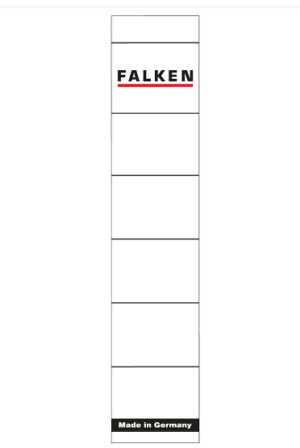 ETICHETE BIBLIORAFT 36*190MM ADEZIVE 10/SET FALKEN – poza 1