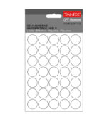 ETICHETE ROTUNDE 19MM ALBE 350/TIPLA TANEX – poza 1