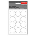 ETICHETE ROTUNDE 32MM ALBE 120/TIPLA TANEX – poza 1