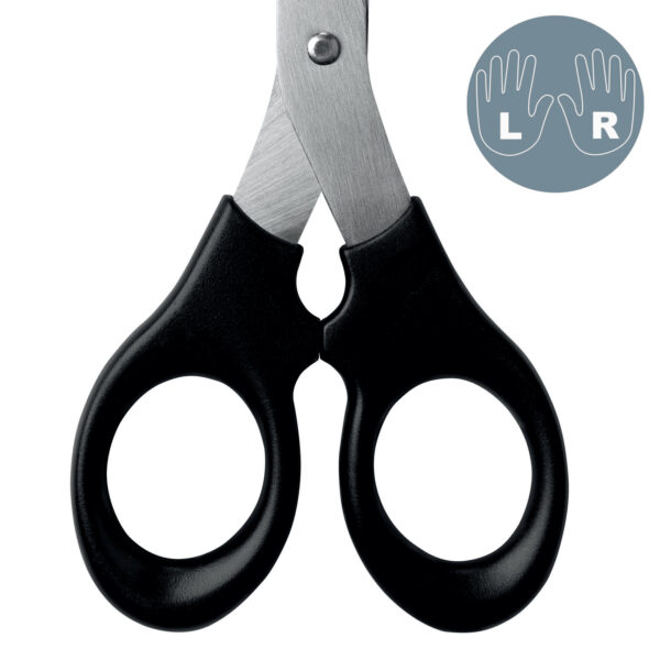 FOARFECA BIROU 16.5CM NEAGRA OTEL INOXIDABIL LEITZ – poza 4