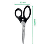 FOARFECA BIROU 18.5CM NEAGRA OTEL INOXIDABIL LEITZ – poza 5