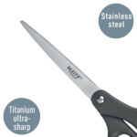 FOARFECA BIROU 18CM GRI TITANIUM LEITZ – poza 3