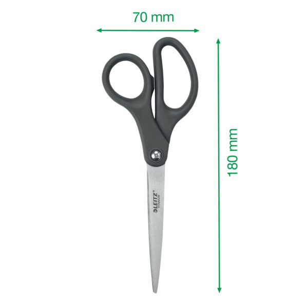 FOARFECA BIROU 18CM GRI TITANIUM LEITZ – poza 5