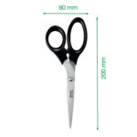 FOARFECA BIROU 20CM NEAGRA OTEL INOXIDABIL LEITZ – poza 5