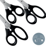 FOARFECA BIROU SET 3(16.5, 18,5 & 20 CM) NEAGRA OTEL INOXIDABIL LEITZ – poza 4
