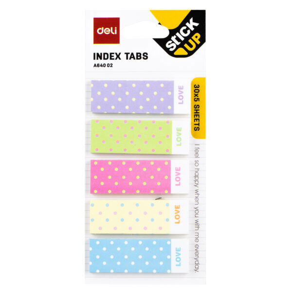 INDEX ADEZIV HARTIE 5*15*45MM 30 FILE 5 MODELE ANIMALE, BULINE DELI – poza 3