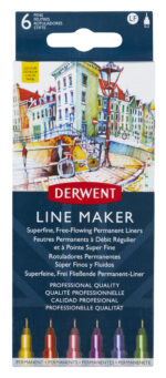 LINER 0.3 MM SET 6 PROFESIONAL DERWENT – poza 1