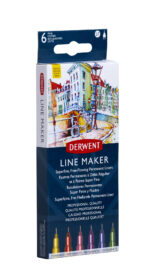 LINER 0.3 MM SET 6 PROFESIONAL DERWENT – poza 2