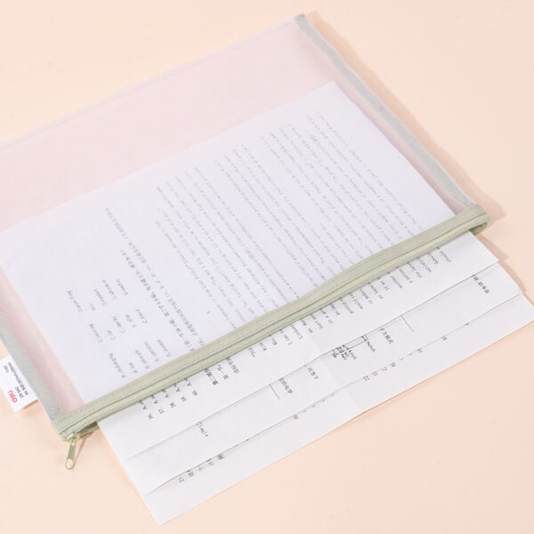 MAPA PROTECTIE POLIESTER ZIP A4 DELI – poza 2